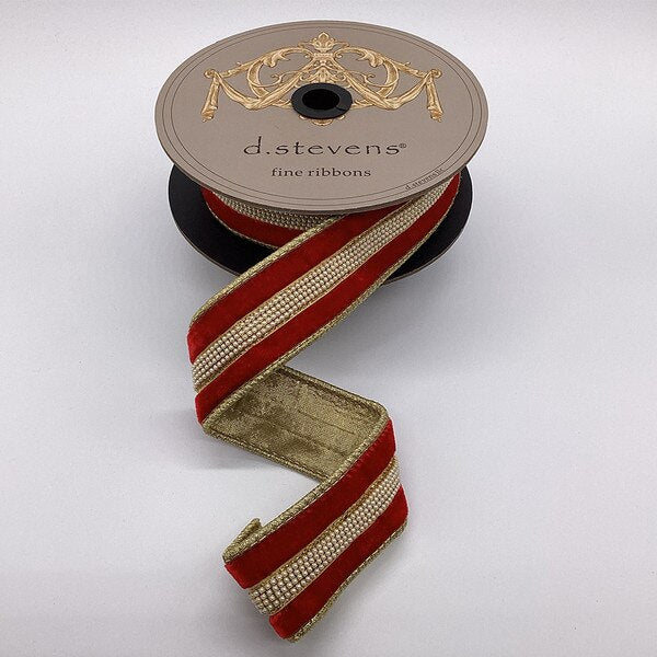 Red Pearl Snap Ribbon