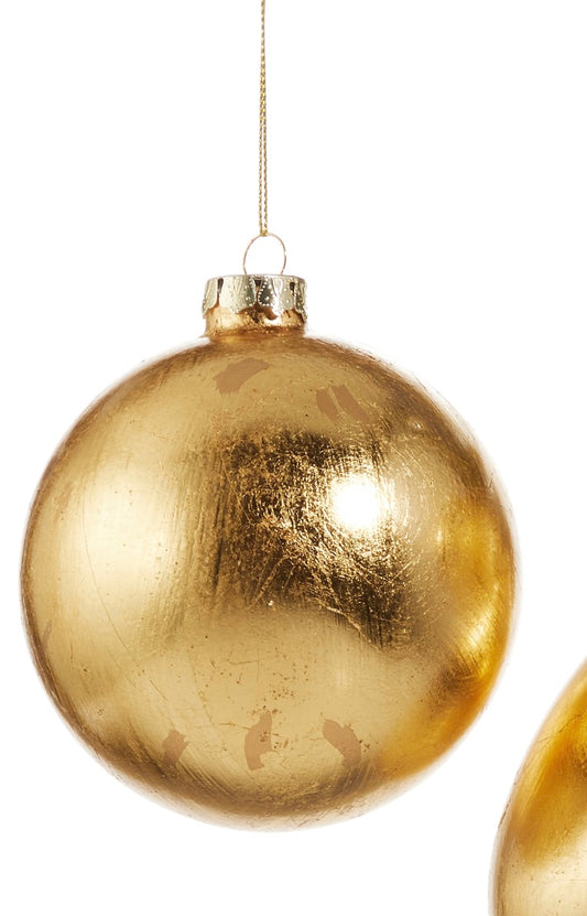 4” Gold Leaf Ornament