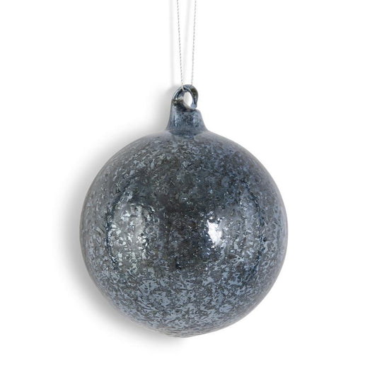 Dark Blue Mercury Glass Ornament