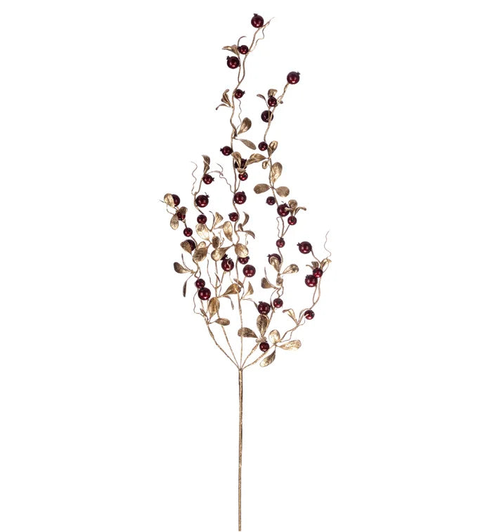 Burgundy & Gold Vine