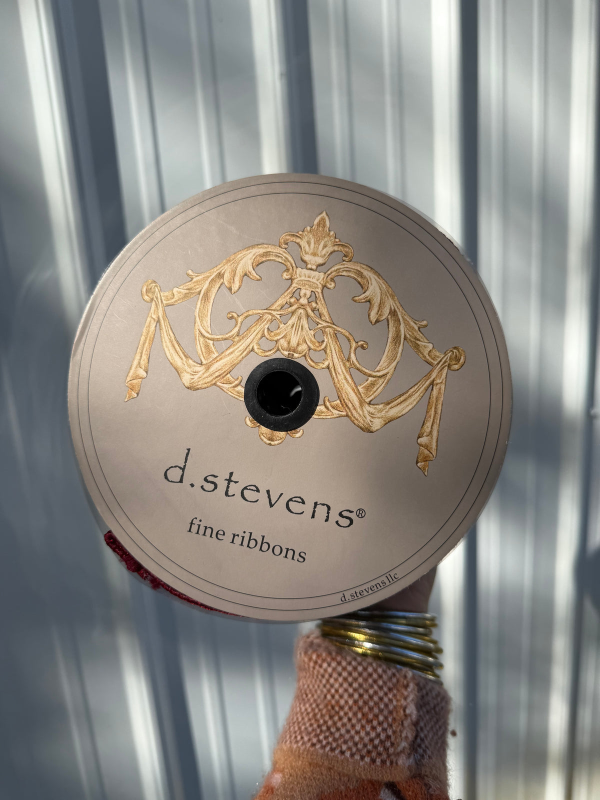 Burgundy Velvet Wired Ribbon 4”