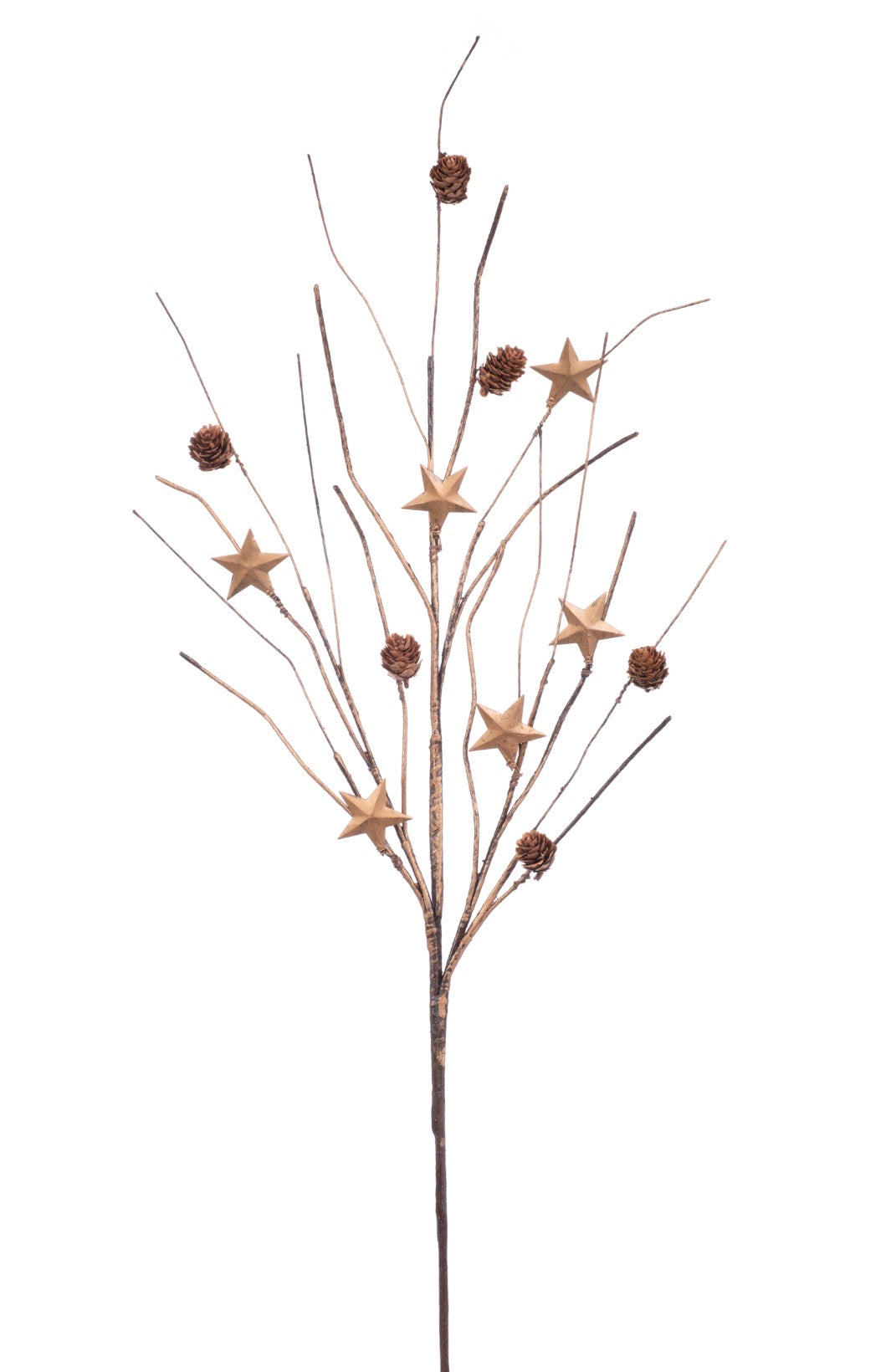 Gold Star & Pinecone Spray
