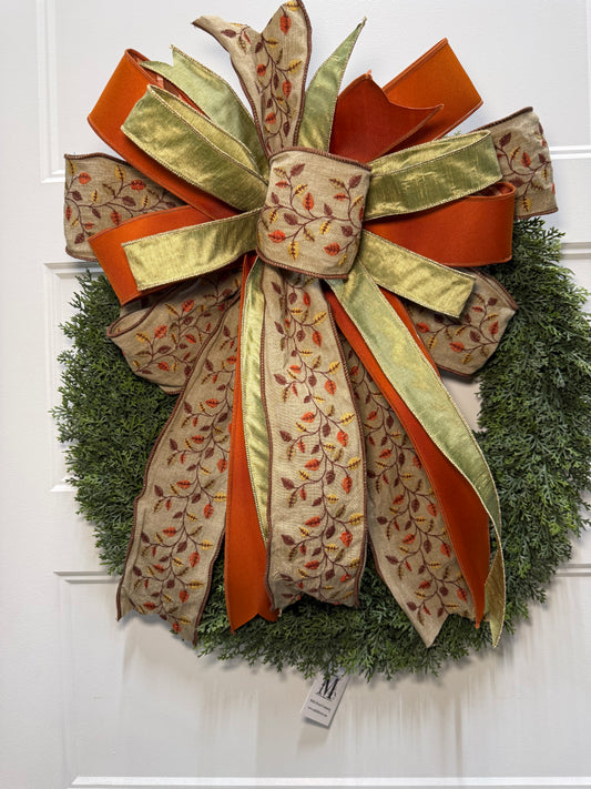 Autumn Leaves Hand-Tied Bow