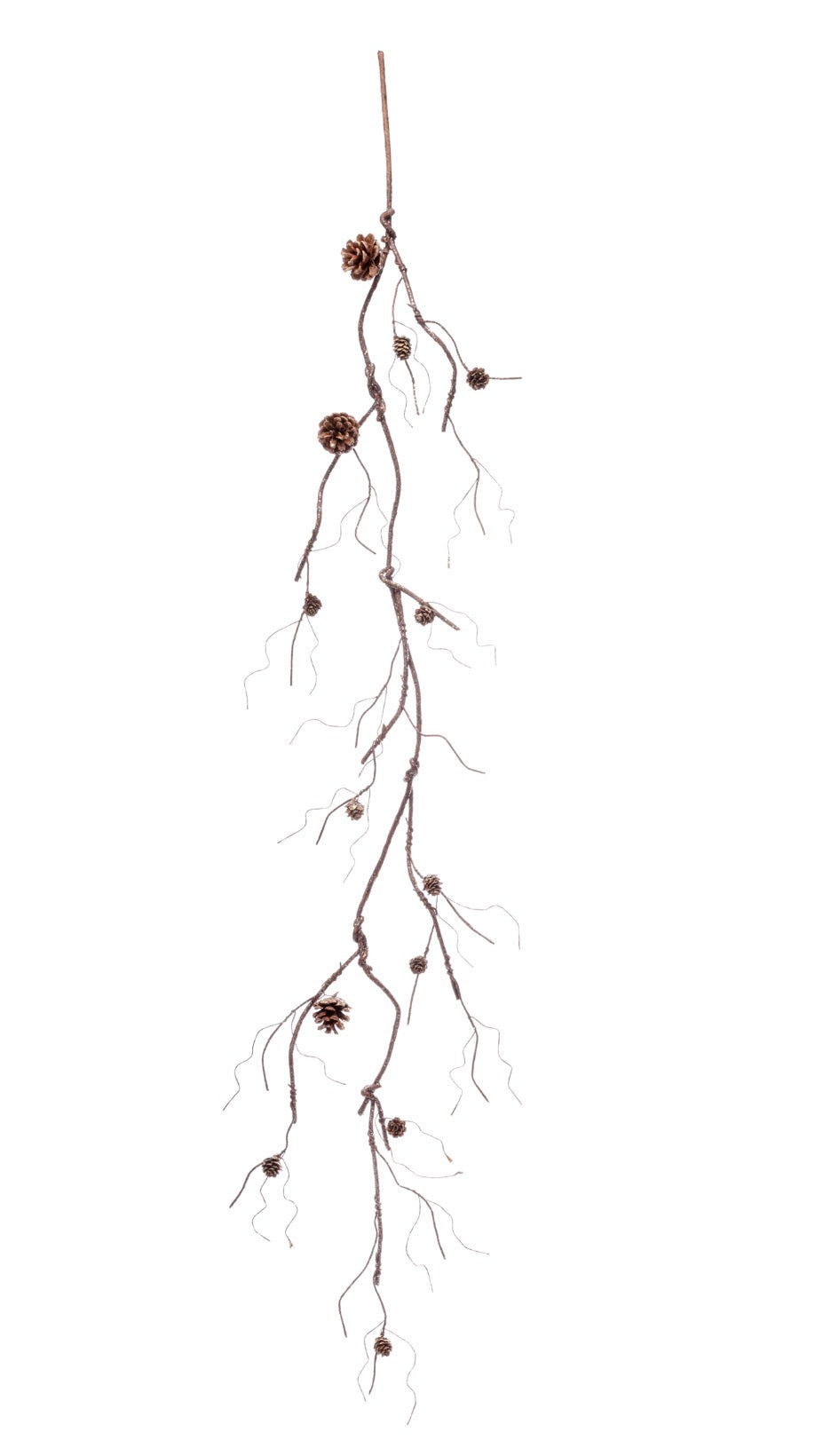 Brown Twig Pinecone Vine Garland