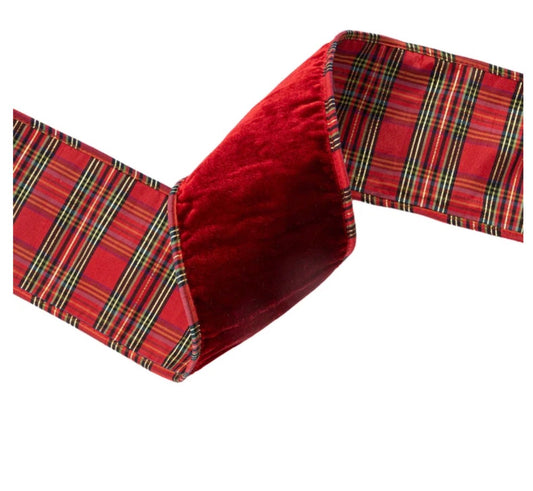 Perfect Plaid Velvet Ribbon