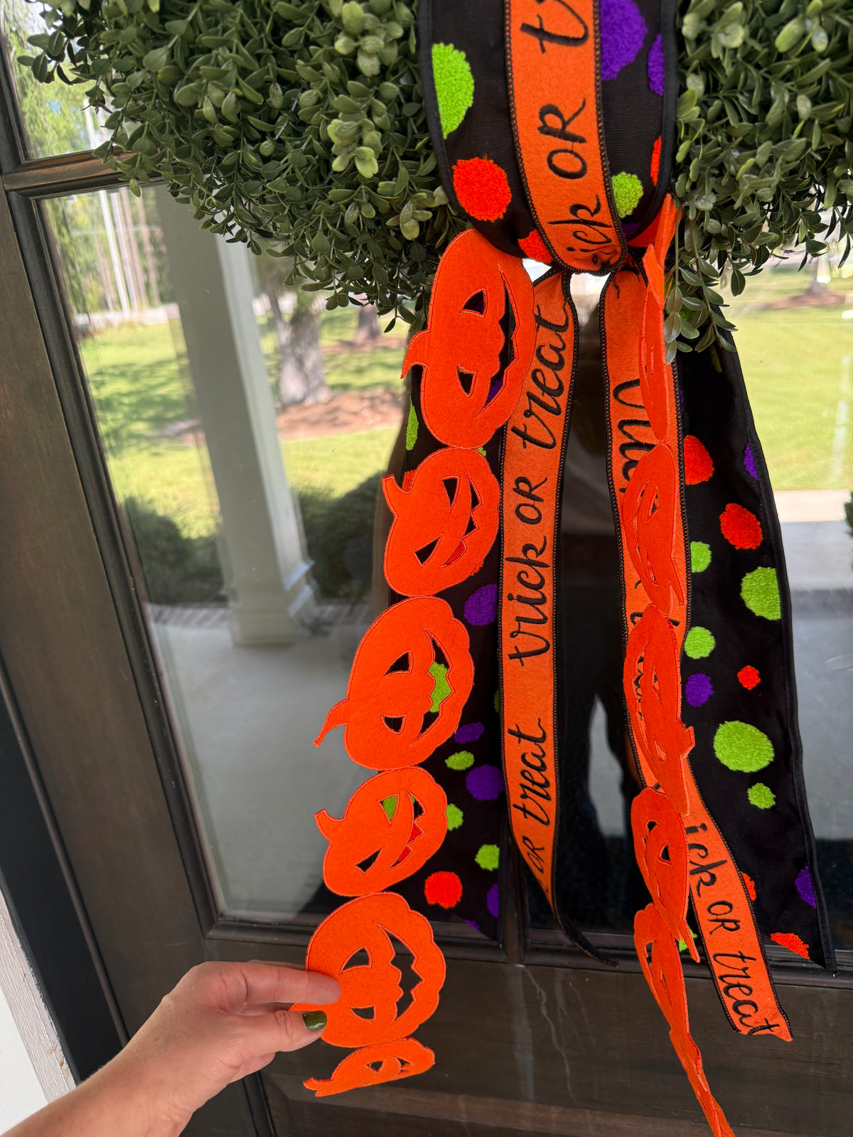 Halloween Wreath Sash