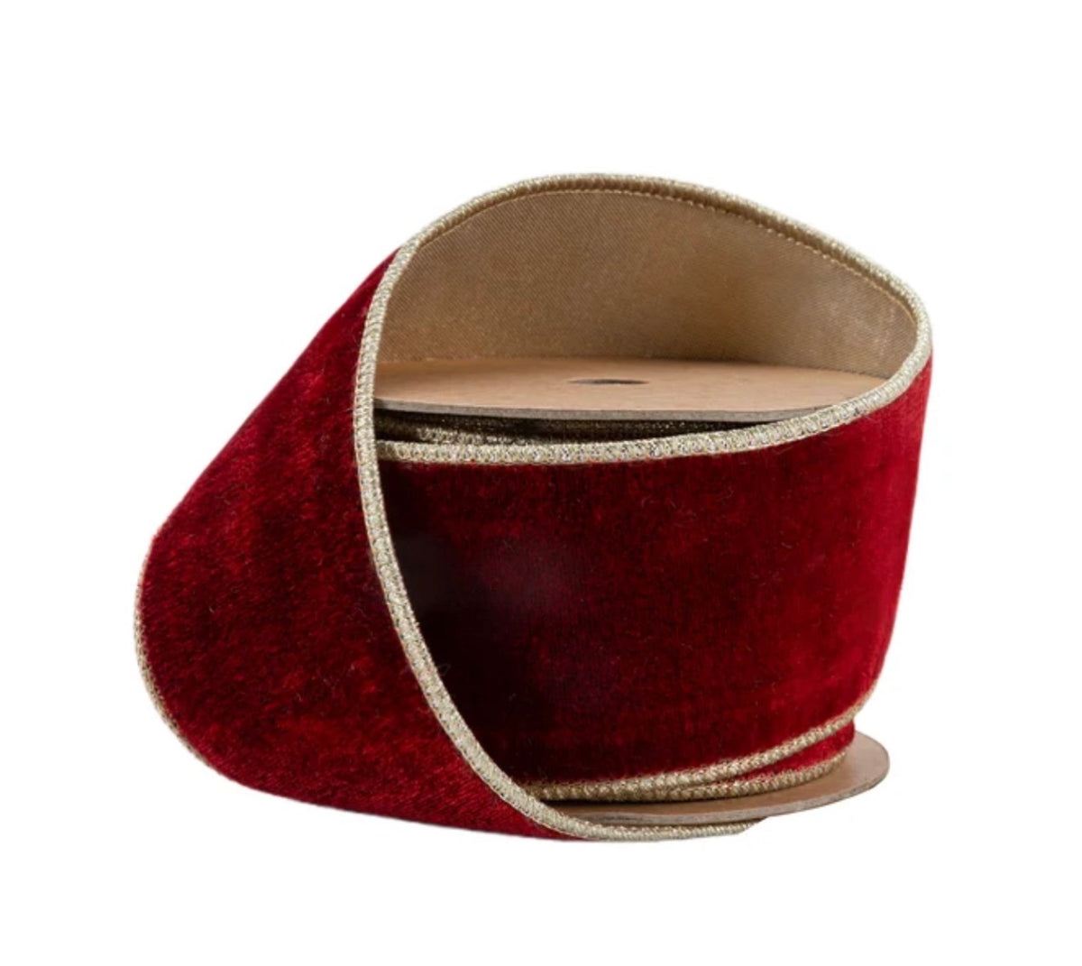 Deep Red Velvet Ribbon