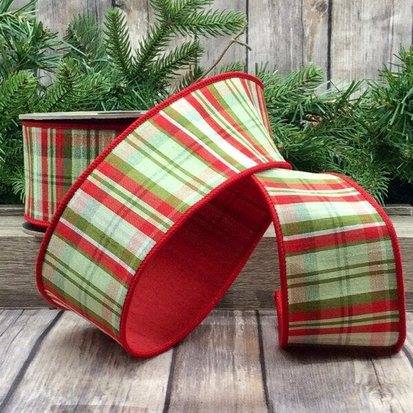 Christmas Plaid Ribbon (2.5inch)