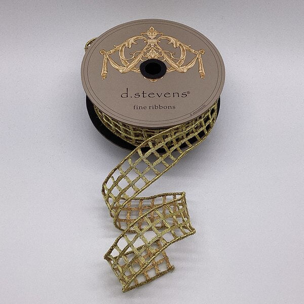 Window Cage Gold Ribbon