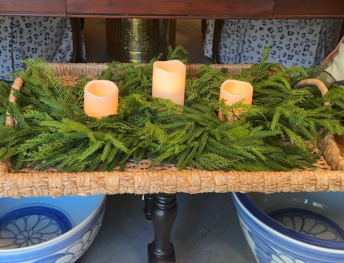 Natural Touch Evergreen Mix Centerpiece