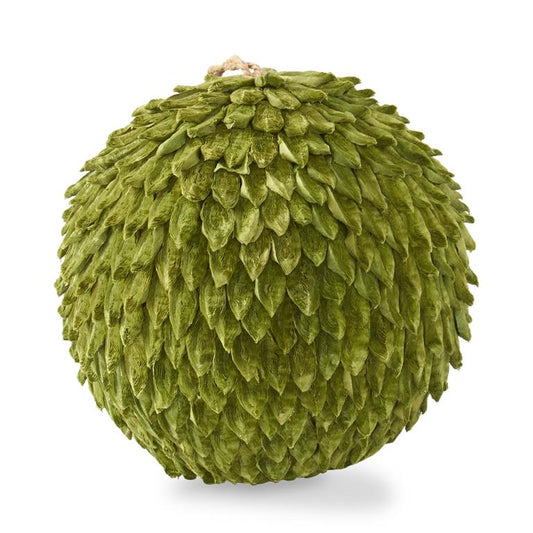 Green Petal Leaf Ball Ornament