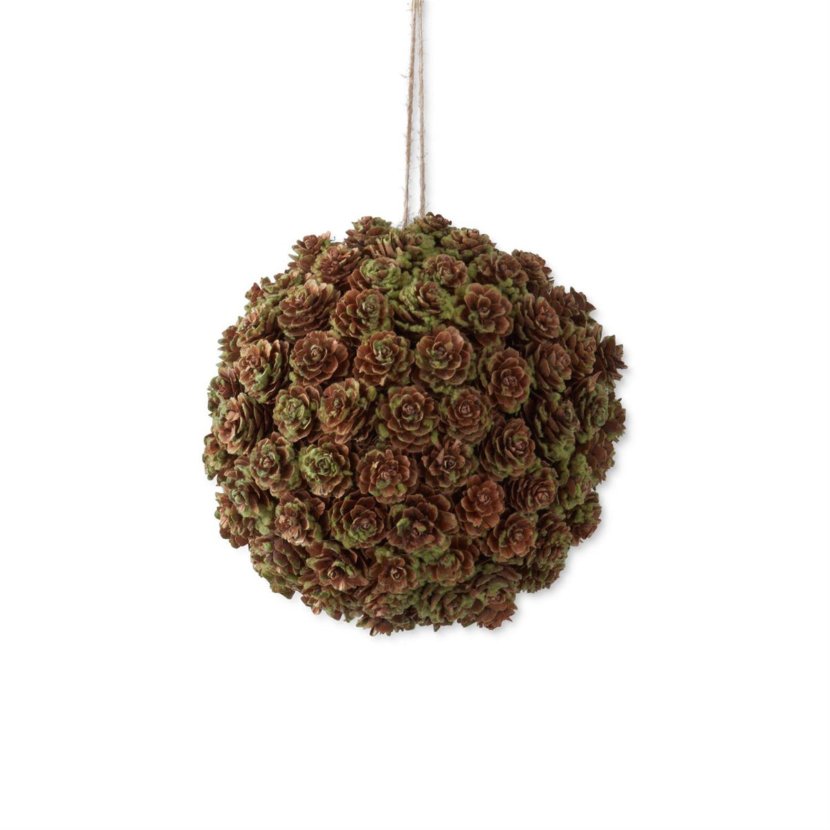 Green & Brown Pinecone Ball