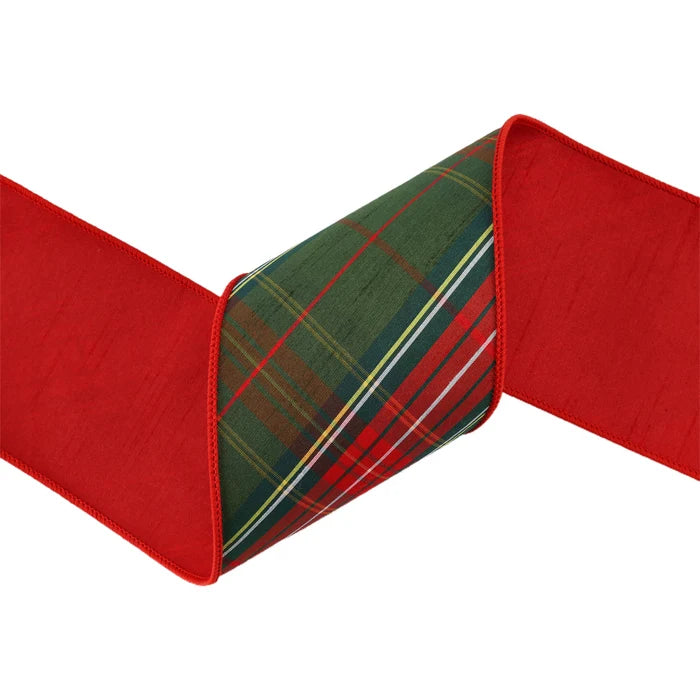 Classic Christmas Plaid Ribbon