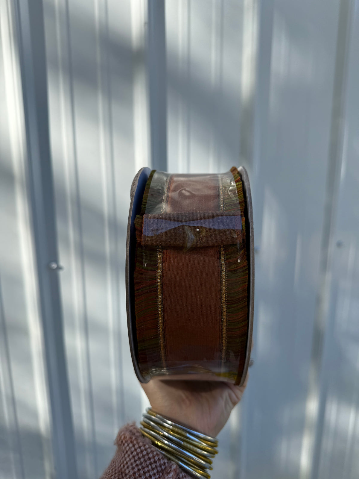 Fall Fringe Wired Ribbon 2.5”