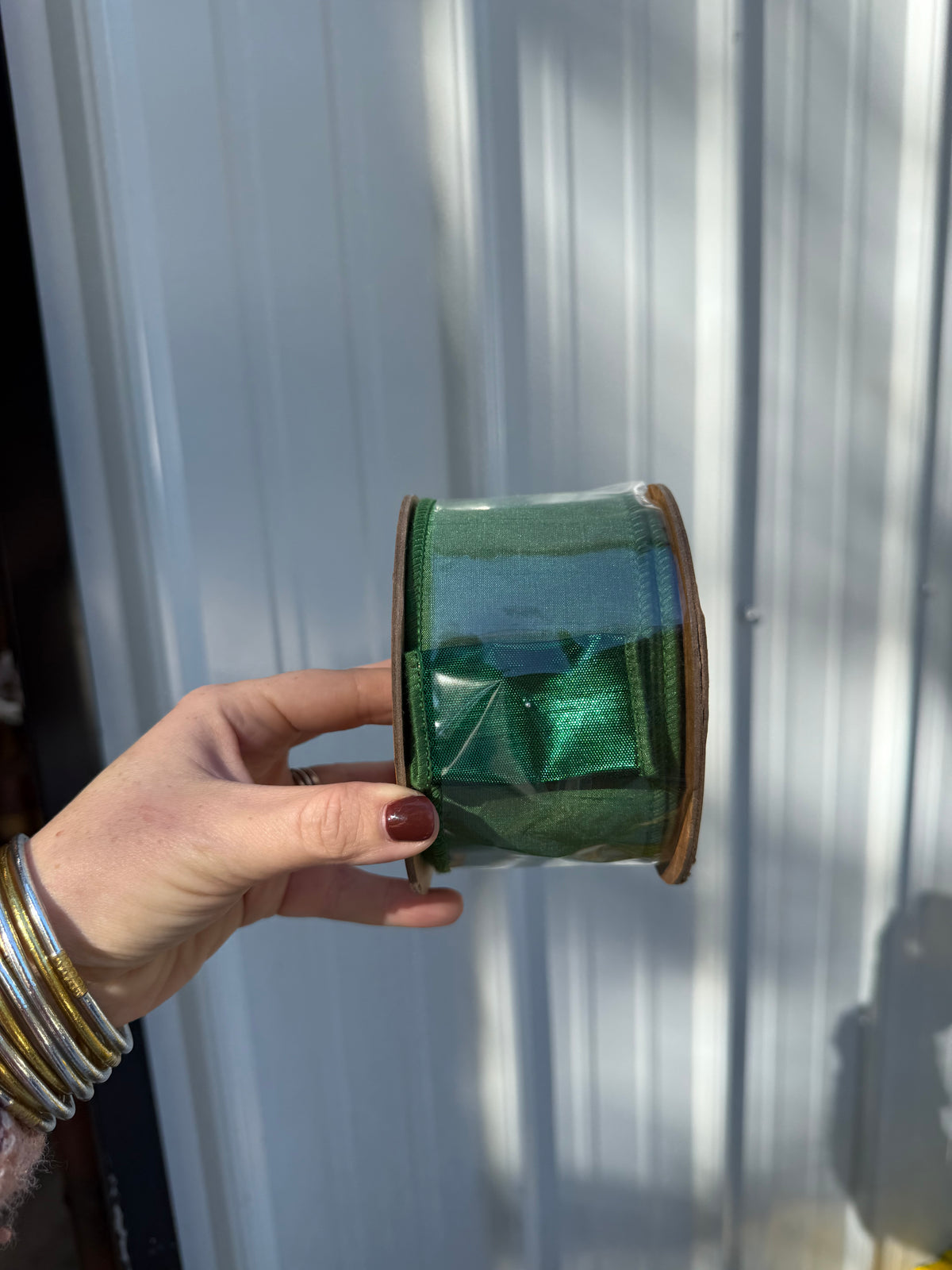 Kelly Green 2.5” Wired Ribbon